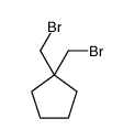 1,1-Bis(bromomethyl)cyclopentane结构式