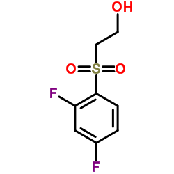 2,4-DIFLUOROPHENYLSULFONYLETHANOL structure