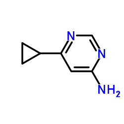 6-Cyclopropylpyrimidin-4-amine structure