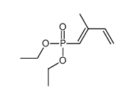 1-diethoxyphosphoryl-2-methylbuta-1,3-diene结构式