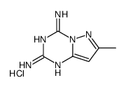 7-methylpyrazolo[1,5-a][1,3,5]triazine-2,4-diamine,hydrochloride结构式