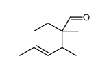 1,2,4(or 1,3,5)-trimethylcyclohex-3-ene-1-carbaldehyde结构式