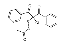 Acetyl-dibenzoylchloromethyl-disulfide Structure