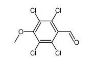 2,3,5,6-tetrachloro-4-methoxy-benzaldehyde结构式