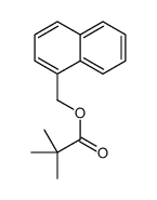 naphthalen-1-ylmethyl 2,2-dimethylpropanoate Structure