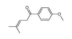 1-(p-anisyl)-4-methyl-3-penten-1-one Structure