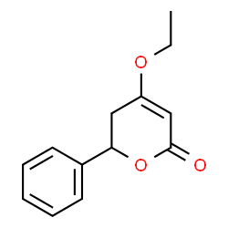 2H-Pyran-2-one,4-ethoxy-5,6-dihydro-6-phenyl-,(+)-(9CI)结构式