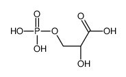 (+)-3-O-Phosphono-L-glyceric acid结构式