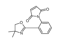 1-[2-(4,4-dimethyl-5H-1,3-oxazol-2-yl)phenyl]pyrrole-2,5-dione结构式