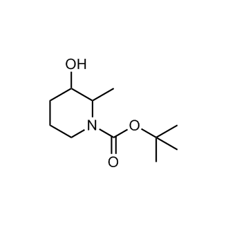 tert-Butyl3-hydroxy-2-methylpiperidine-1-carboxylate Structure