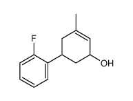 5-(2-fluorophenyl)-3-methylcyclohex-2-en-1-ol结构式