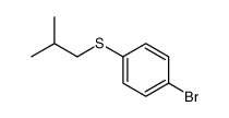 1-bromo-4-(2-methylpropylsulfanyl)benzene结构式