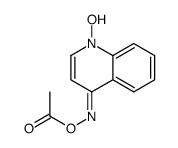 4-acetoxyaminoquinoline 1-oxide Structure