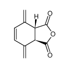 3,6-Dimethylen-1-cyclohexen-4,5-trans-dicarbonsaeureanhydrid Structure