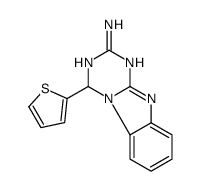 4-噻吩-2-基-1,4-二氢苯并[4,5]咪唑并[1,2-a][1,3,5]三嗪-2-胺图片