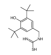 (3,5-ditert-butyl-4-hydroxyphenyl)methylthiourea Structure