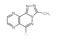Pyrazino[2,3-d]-1,2,4-triazolo[4,3-b]pyridazine,6-chloro-3-methyl-结构式