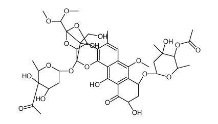 Trioxacarcin A,14,17-deepoxy-14,17-dihydroxy结构式