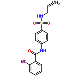 N-[4-(Allylsulfamoyl)phenyl]-2-bromobenzamide Structure