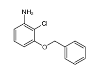 Benzenamine, 2-chloro-3-(phenylmethoxy)-结构式