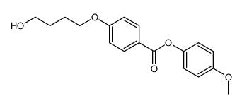 (4-methoxyphenyl) 4-(4-hydroxybutoxy)benzoate Structure