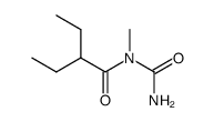 N-(2-ethylbutanoyl)-N-methylurea Structure