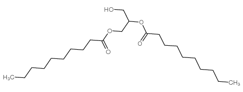 (±)-1,2-癸二酰甘油(10：0)结构式