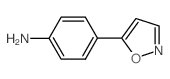 4-(ISOXAZOL-5-YL)ANILINE Structure