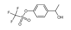 4-(1-hydroxyethyl)phenyl trifluoromethanesulfonate Structure