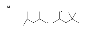 hydrobis(2,4,4-trimethylpentyl)aluminium Structure