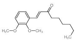 1-Nonen-3-one,1-(2,3-dimethoxyphenyl)-, (E)- (9CI)结构式