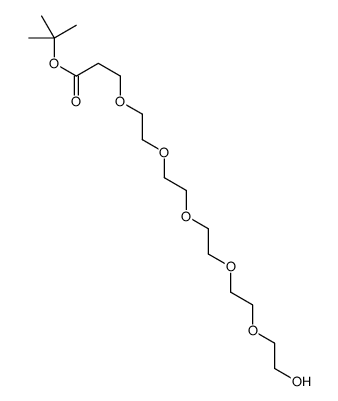 HO-PEG5-CH2CH2COO<sup>t</sup>Bu structure