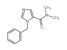 N,N-dimethyl 1-benzyl-1H-imidazole-5-carboxamide Structure