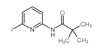 N-(6-碘吡啶-2-基)-2,2-二甲基丙酰胺结构式