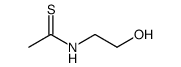 N-(2-hydroxyethyl)ethanethioamide Structure