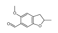 5-methoxy-2-methyl-2,3-dihydro-1-benzofuran-6-carbaldehyde picture