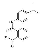 Benzoic acid, 2-[[[4-(1-methylethyl)phenyl]amino]carbonyl]结构式