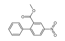 methyl 4-nitrobiphenyl-2-carboxylate结构式