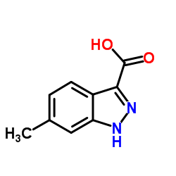 6-Methyl-1H-indazole-3-carboxylic acid structure