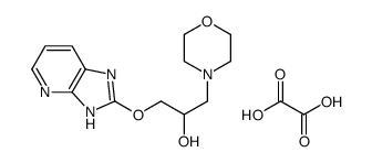 1-(1H-imidazo[4,5-b]pyridin-2-yloxy)-3-morpholin-4-ylpropan-2-ol,oxalic acid Structure