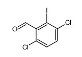3,6-dichloro-2-iodo-benzaldehyde Structure