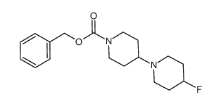 benzyl 4-fluoro-1,4'-bipiperidine-1'-carboxylate Structure