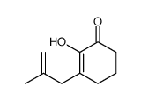 2-hydroxy-3-(2-methylprop-2-enyl)cyclohex-2-en-1-one结构式