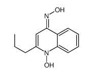 (NE)-N-(1-hydroxy-2-propylquinolin-4-ylidene)hydroxylamine Structure