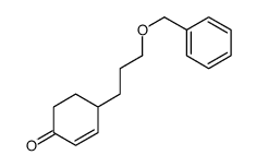 4-(3-phenylmethoxypropyl)cyclohex-2-en-1-one Structure