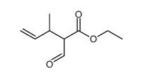 2-formyl-3-methyl-pent-4-enoic acid ethyl ester Structure