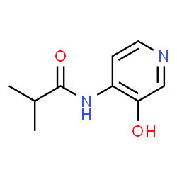 Propanamide,N-(3-hydroxy-4-pyridinyl)-2-methyl-结构式