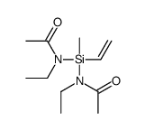 N-[[acetyl(ethyl)amino]-ethenyl-methylsilyl]-N-ethylacetamide结构式