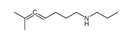 6-methyl-N-propylhepta-4,5-dien-1-amine结构式