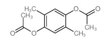 1,4-Benzenediol,2,5-dimethyl-, 1,4-diacetate结构式